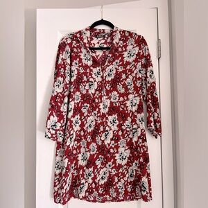 Floral tunic dress